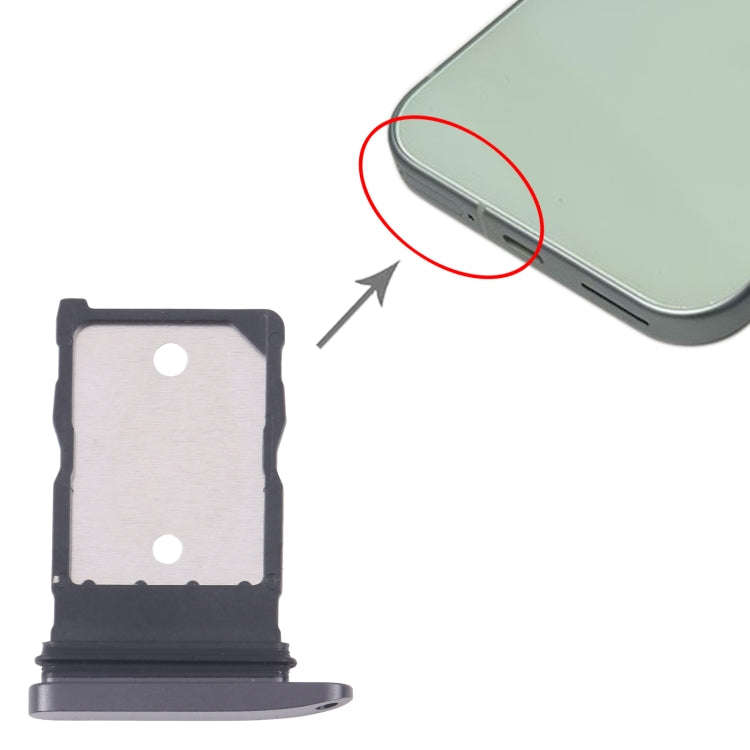 For Google Pixel 9 Original SIM Card Tray (Black)