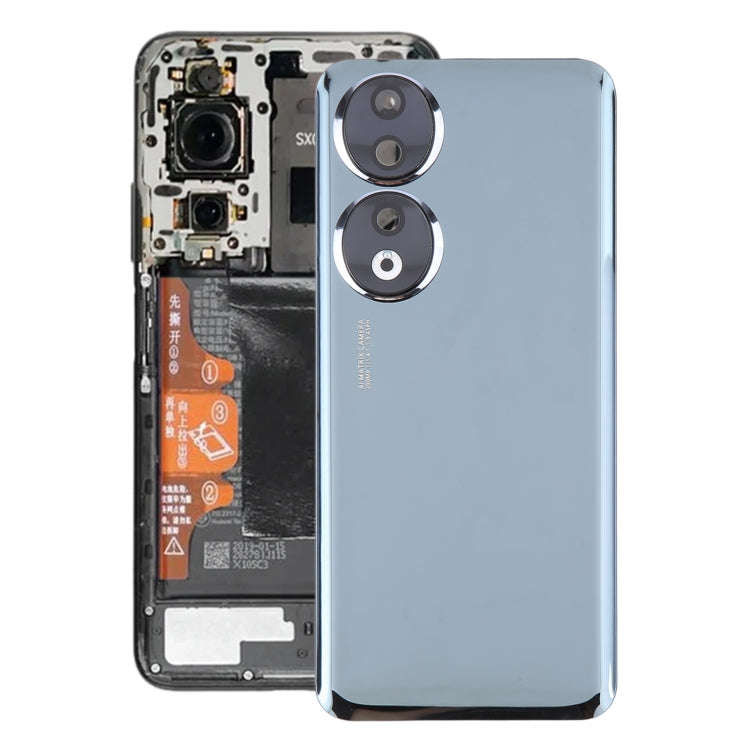 For Honor 90 Battery Back Cover with Camera Lens(Black)