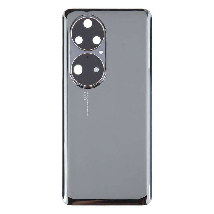 For Huawei P50 Pro Battery Back Cover with Camera Lens(Black)