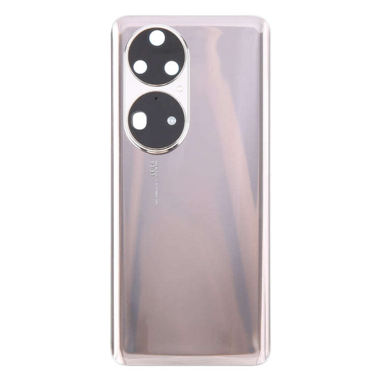 For Huawei P50 Pro Battery Back Cover with Camera Lens(Gold)