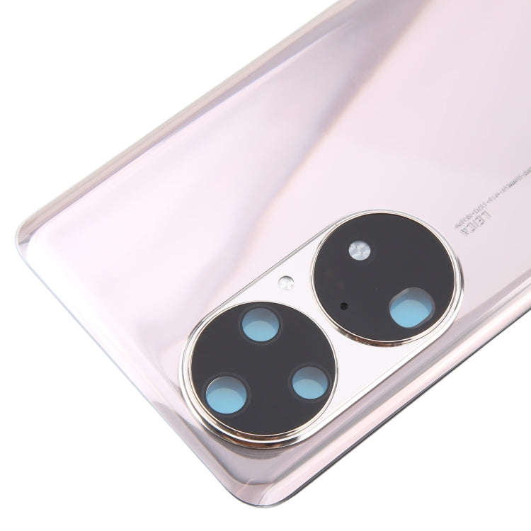 For Huawei P50 Pro Battery Back Cover with Camera Lens(Gold)