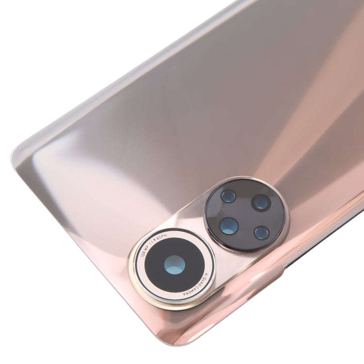 For Honor 50 Battery Back Cover with Camera Lens(Red)