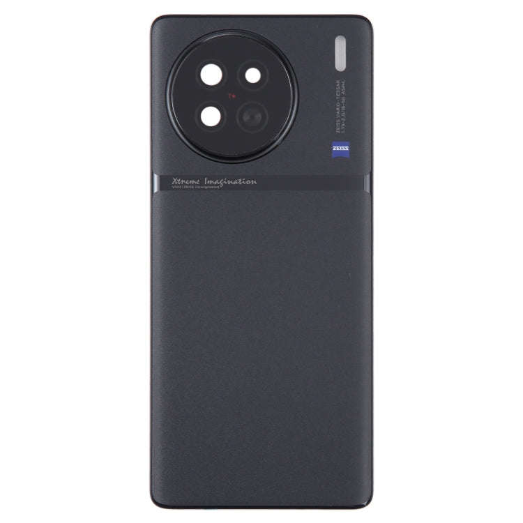 For vivo X90 Battery Back Cover with Camera Lens Cover(Black)