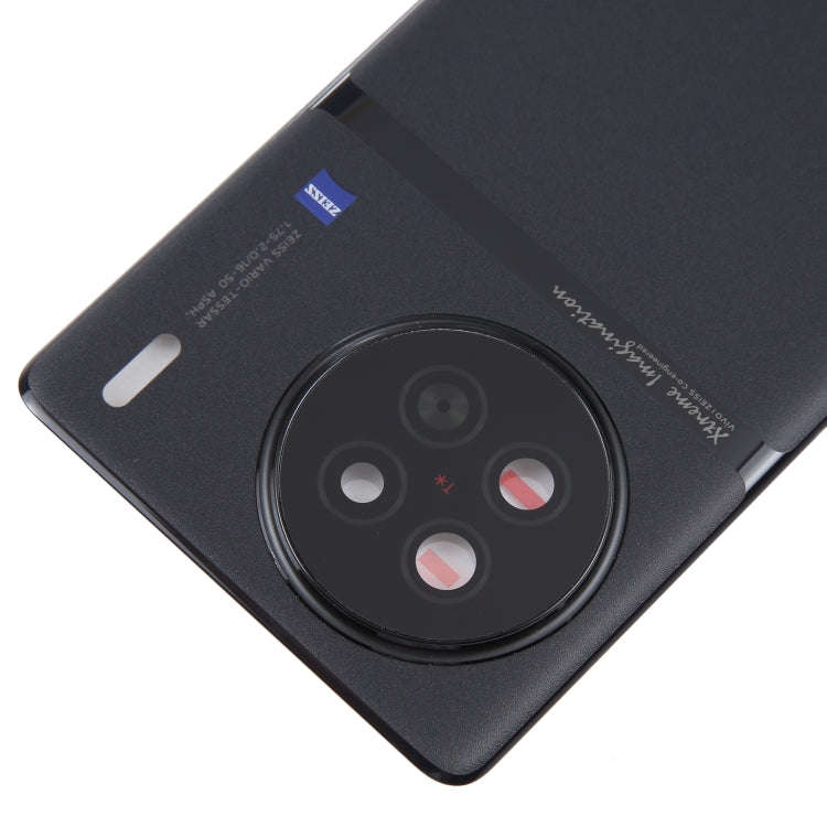 For vivo X90 Battery Back Cover with Camera Lens Cover(Black)
