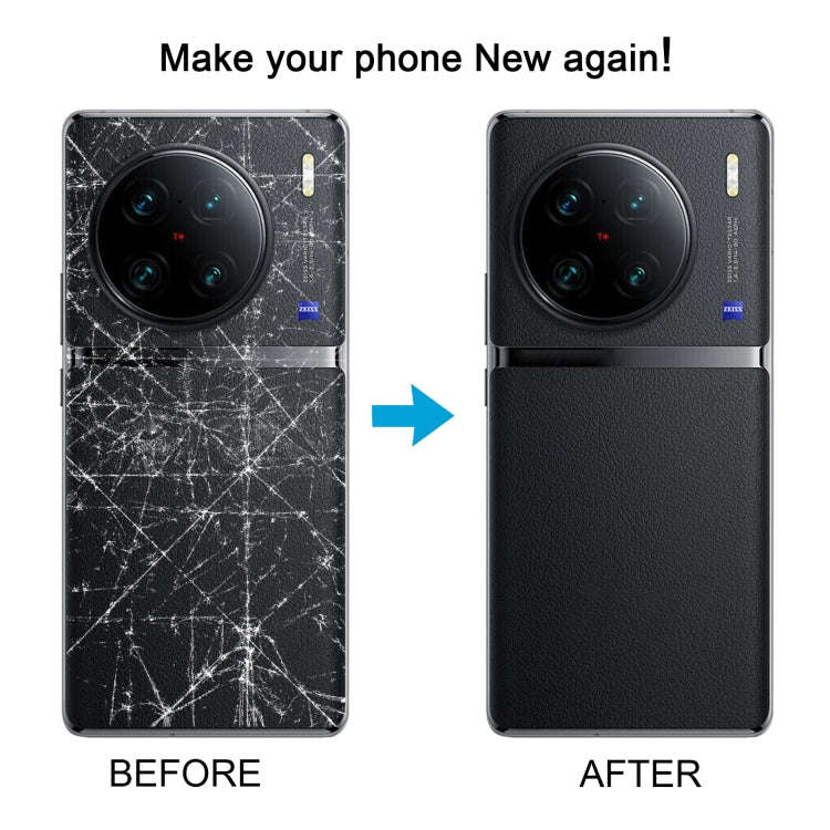 For vivo X90 Battery Back Cover with Camera Lens Cover(Blue)