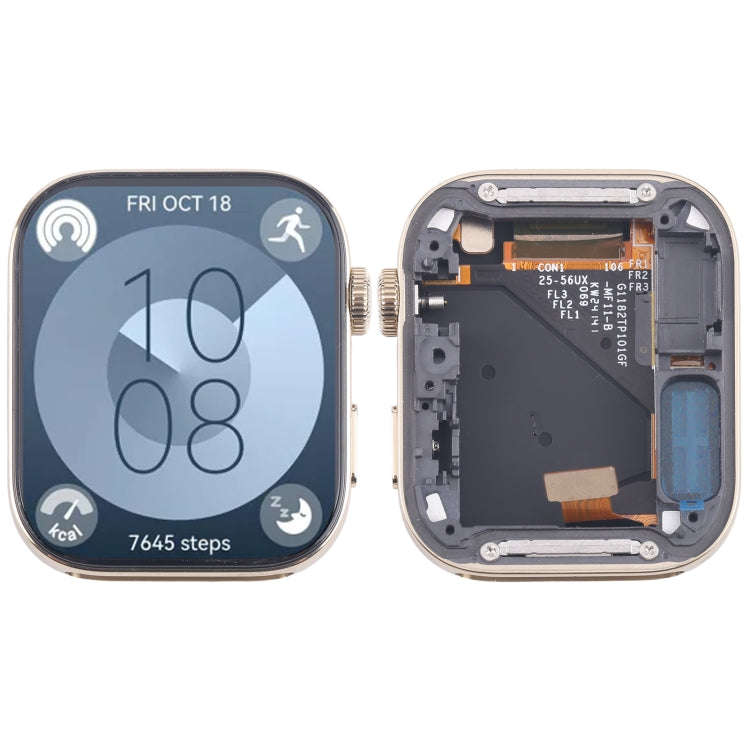 For Huawei Watch Fit 3 Original LCD Screen and Digitizer Full Assembly With Frame (Gold)