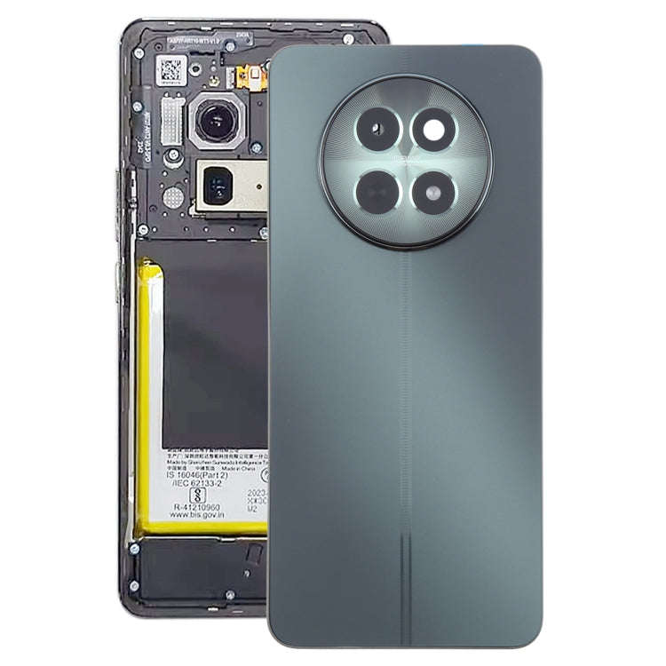 For Realme 12 5G Original Battery Back Cover with Middle Frame(Green)