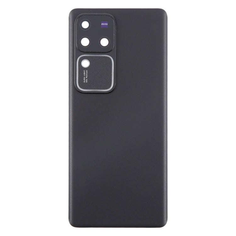 For vivo V30 Pro Battery Back Cover with Camera Lens Cover(Black)