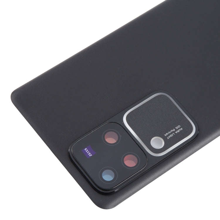 For vivo V30 Pro Battery Back Cover with Camera Lens Cover(Black)