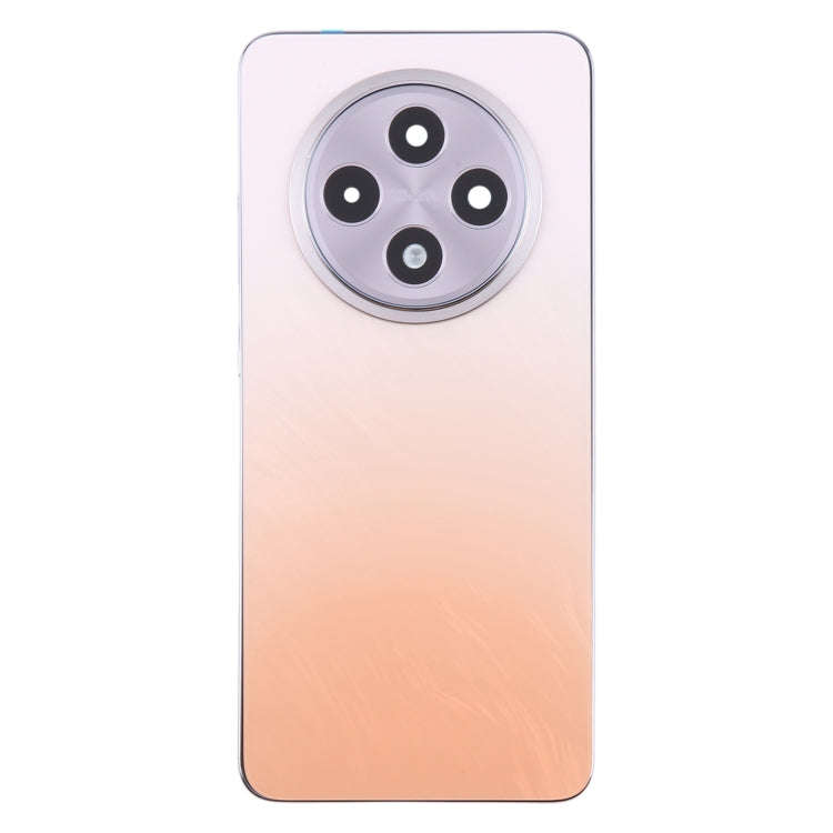 For OPPO Reno12 F Original Battery Back Cover with Middle Frame(Orange)