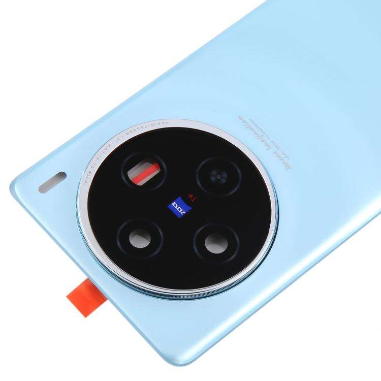 For vivo X100 Battery Back Cover with Camera Lens Cover(Blue)