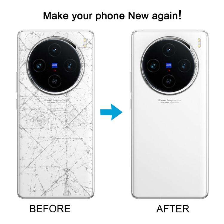 For vivo X100 Battery Back Cover with Camera Lens Cover(Blue)
