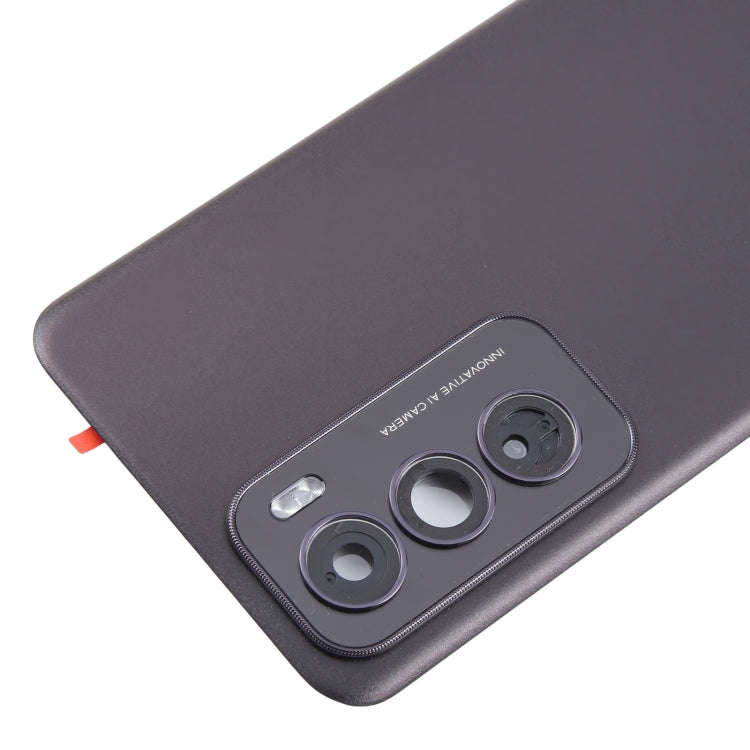 For OPPO Reno12 Global Original Battery Back Cover with Camera Lens Cover(Black)