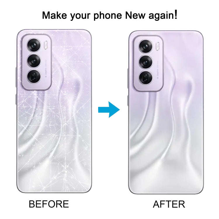 For OPPO Reno12 Global Original Battery Back Cover with Camera Lens Cover(Black)
