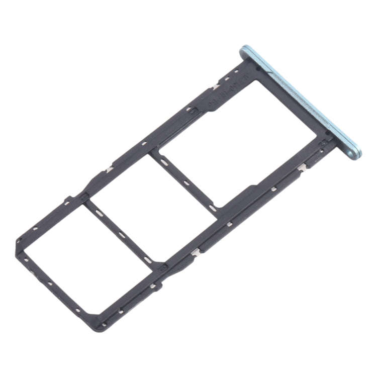 For Samsung Galaxy A06 SM-A065F Original SIM Card Tray + SIM Card Tray + Micro SD Card Tray (Green)