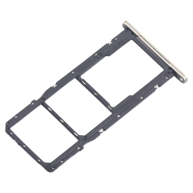 For Samsung Galaxy A06 SM-A065F Original SIM Card Tray + SIM Card Tray + Micro SD Card Tray (Gold)