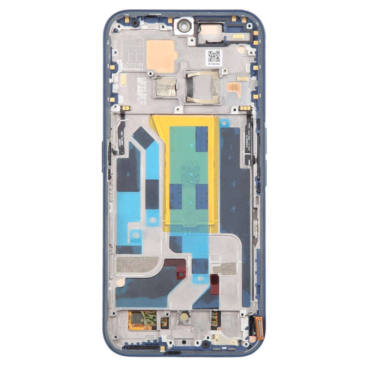 For Nothing Phone (2A) A142 5G Original AMOLED LCD Screen Digitizer Full Assembly with Frame (Blue)