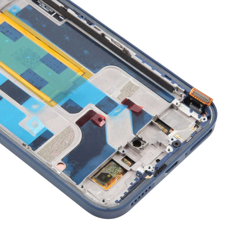 For Nothing Phone (2A) A142 5G Original AMOLED LCD Screen Digitizer Full Assembly with Frame (Blue)