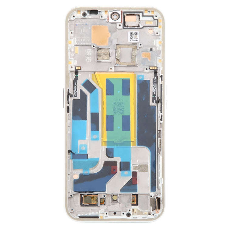 For Nothing Phone (2A) A142 5G Original AMOLED LCD Screen Digitizer Full Assembly with Frame (White)