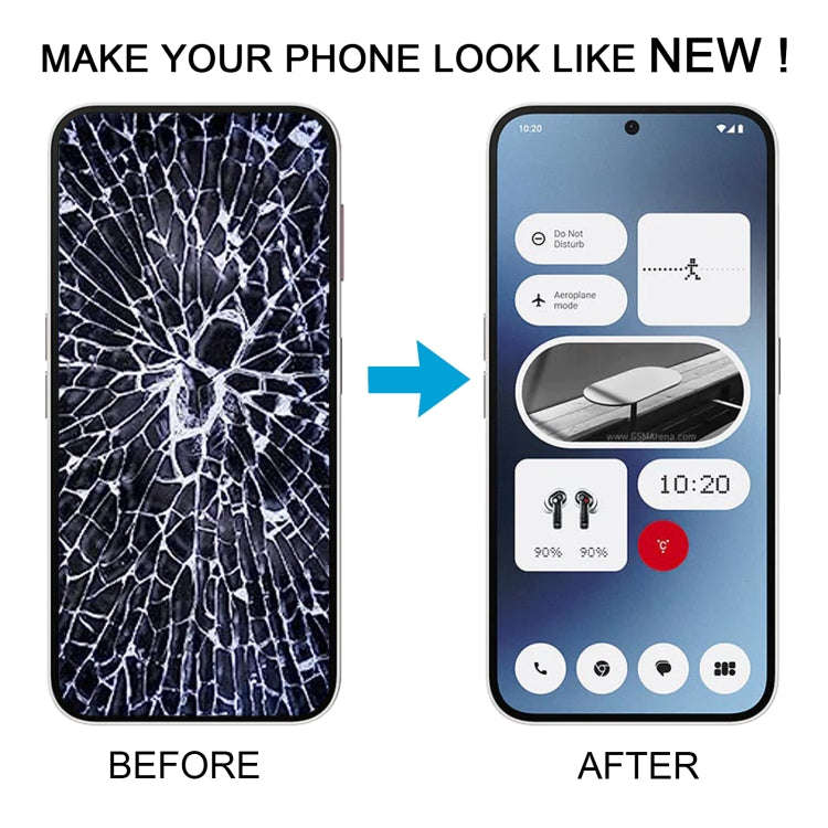 For Nothing Phone (2A) A142 5G Original AMOLED LCD Screen Digitizer Full Assembly with Frame (Blue)