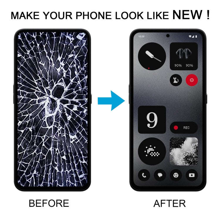 For Nothing CMF Phone 1 Original OLED LCD Screen Digitizer Full Assembly with Frame (Black)