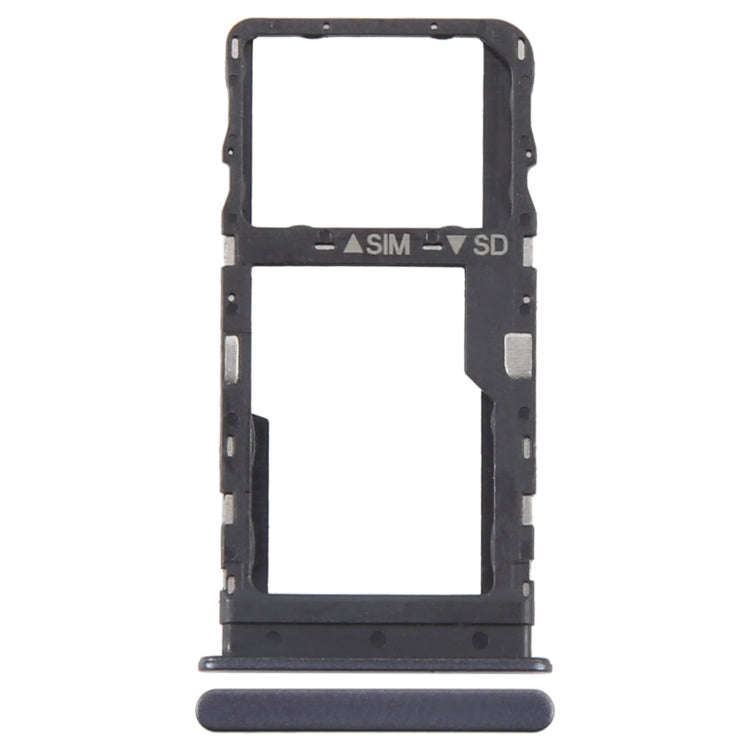 For TCL NxtPaper 11 Original SIM Card Tray + Micro SD Card Tray (Grey)
