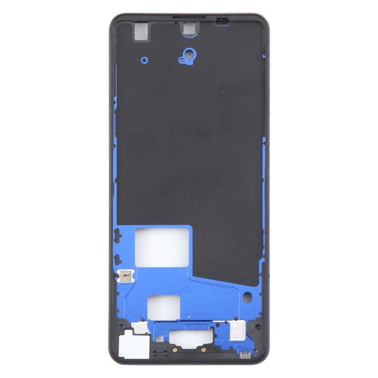 For Sharp Aquos R5G Original Middle Frame Bezel Plate (Blue)