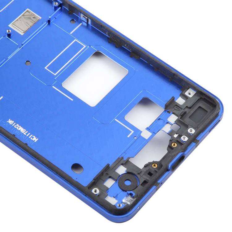 For Sharp Aquos R5G Original Middle Frame Bezel Plate (Blue)