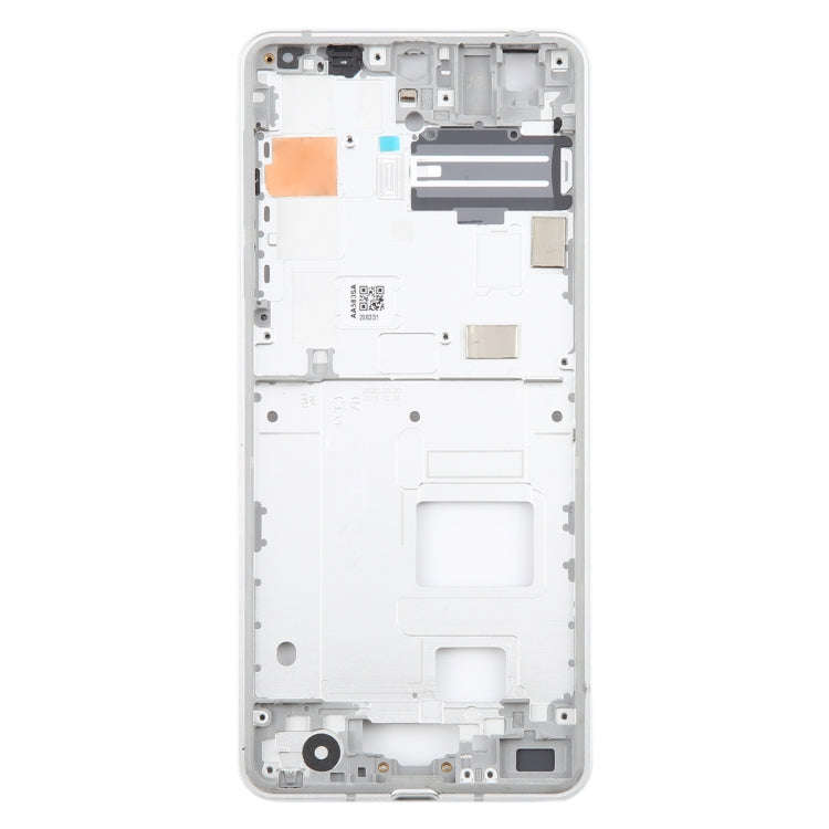 For Sharp Aquos R5G Original Middle Frame Bezel Plate (Silver)