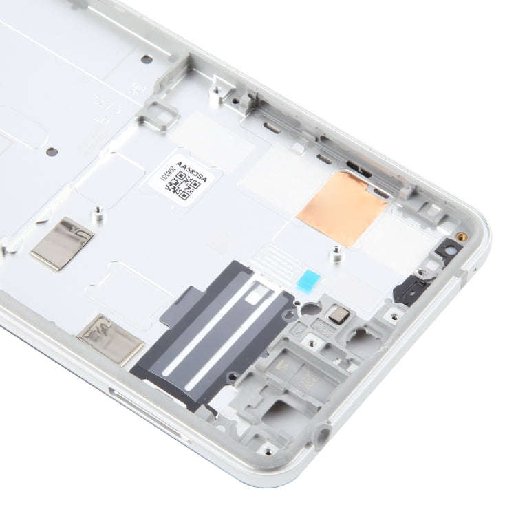 For Sharp Aquos R5G Original Middle Frame Bezel Plate (Silver)