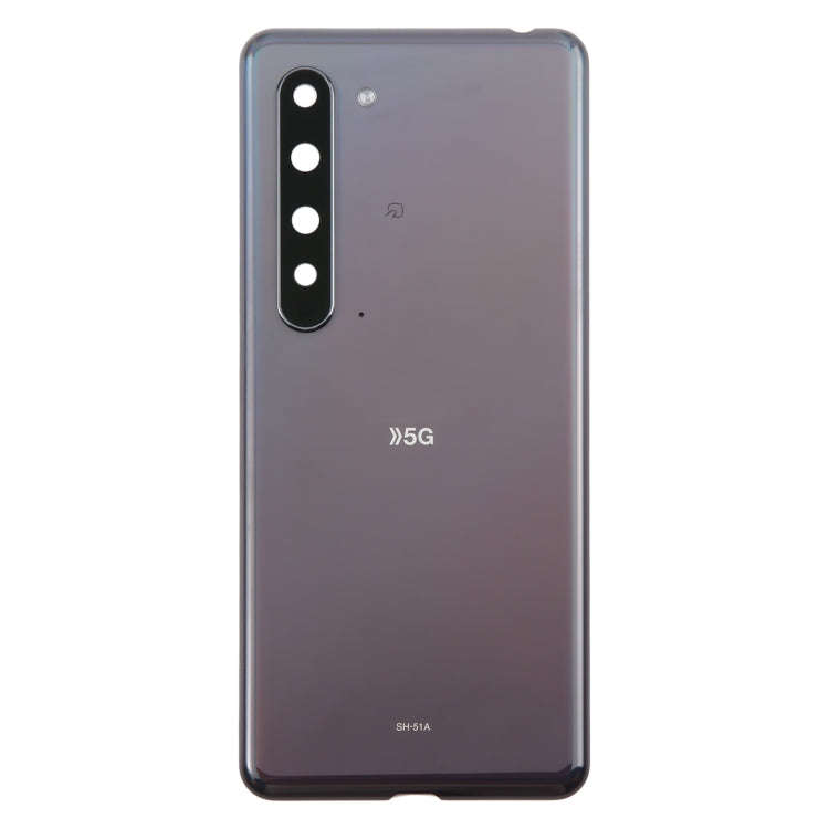 For Sharp Aquos R5G Original Battery Back Cover(Black)
