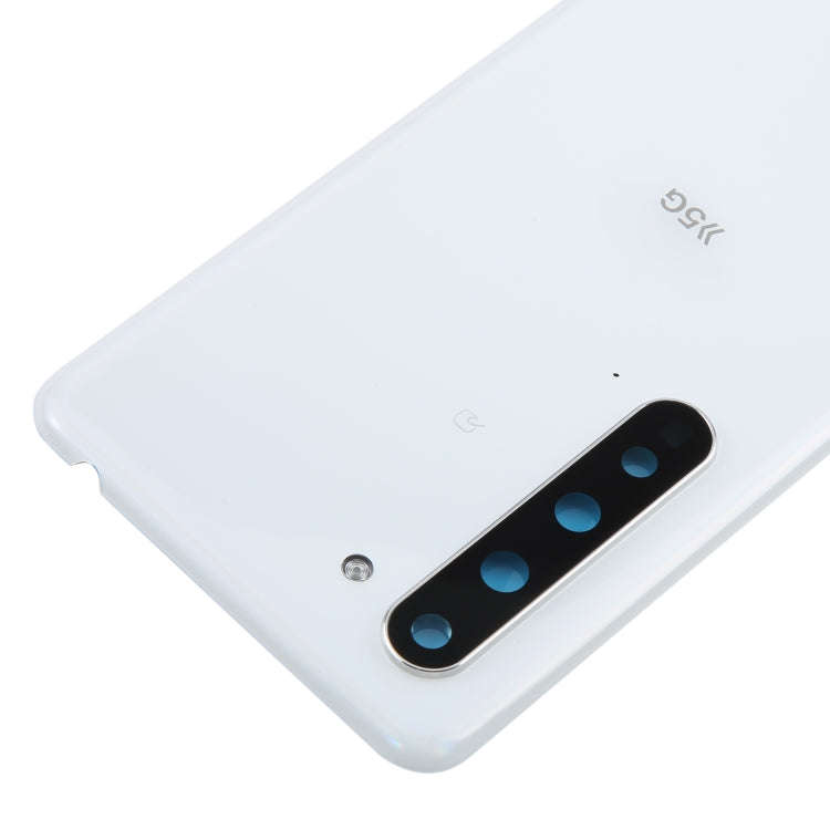 For Sharp Aquos R5G Original Battery Back Cover(White)