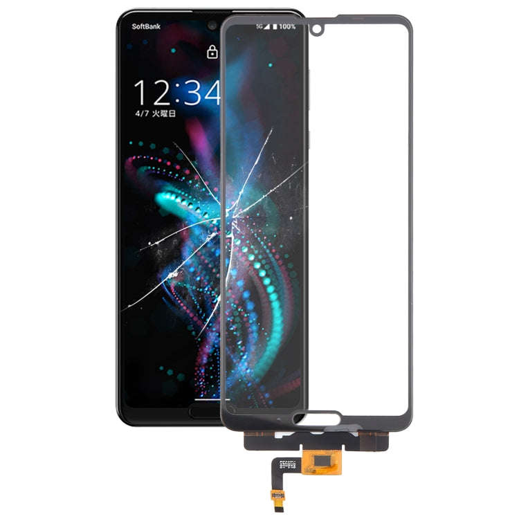 For Sharp Aquos R5G Touch Panel (Black)