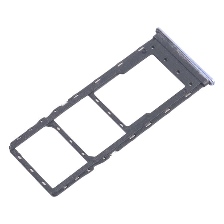 For Infinix Hot 30 Play NFC X6835 5pcs SIM Card Tray + SIM Card Tray + Micro SD Card Tray (Purple)