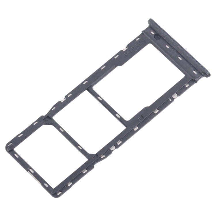 For Infinix Smart 8 X6525 5pcs SIM Card Tray + SIM Card Tray + Micro SD Card Tray (Black)