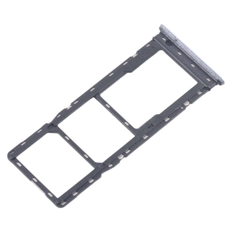 For Infinix Smart 8 X6525 5pcs SIM Card Tray + SIM Card Tray + Micro SD Card Tray (Silver)