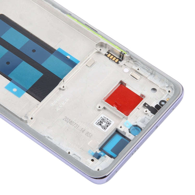 For Xiaomi Redmi Note 14 Pro 5G  Original Middle Frame Bezel Plate (Purple)