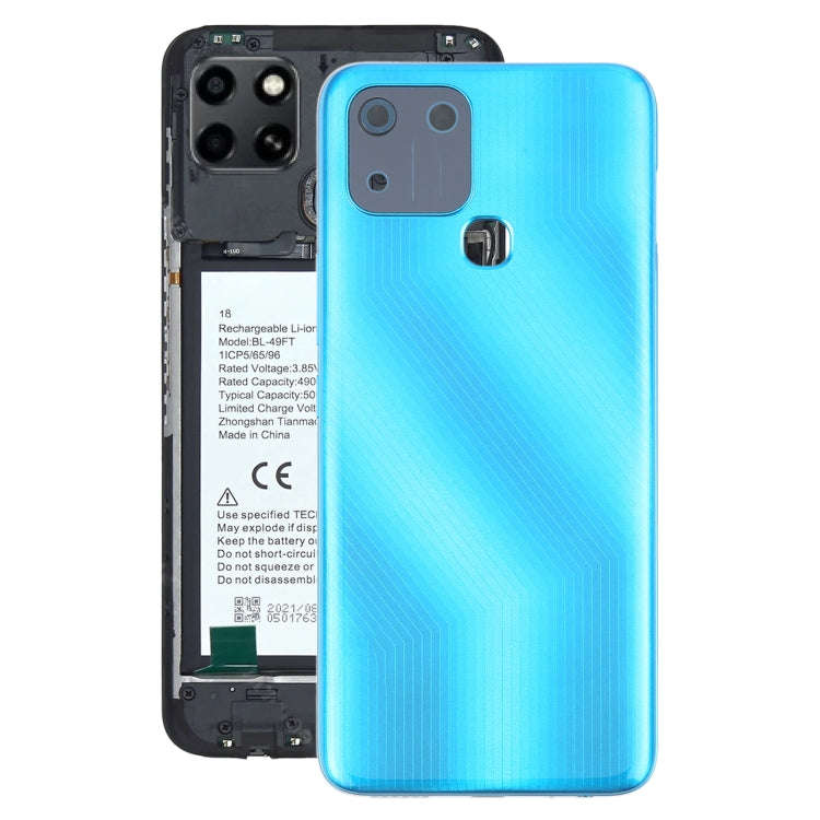 For Infinix Smart 6 X6511 Original Battery Back Cover(Blue)