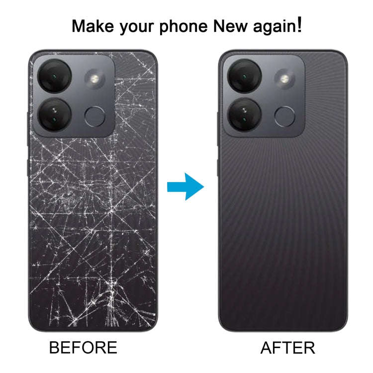 For Infinix Smart 7 HD X6516 Original Battery Back Cover(Black)