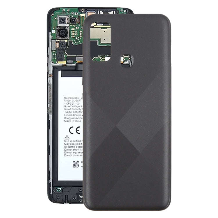 For Infinix Hot 10 Play Original Battery Back Cover(Black)
