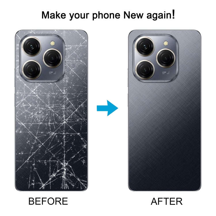 For Tecno Spark 20 Pro Original Battery Back Cover (Blue)
