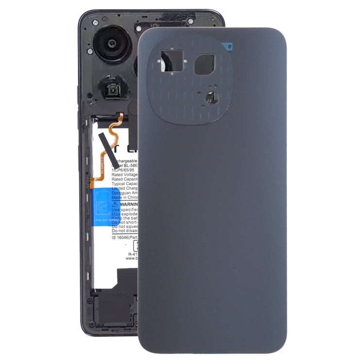 For Tecno Spark Go 1 Original Battery Back Cover(Black)