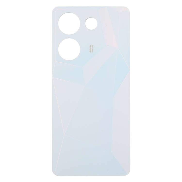For Tecno Camon 20 Original Battery Back Cover(White)