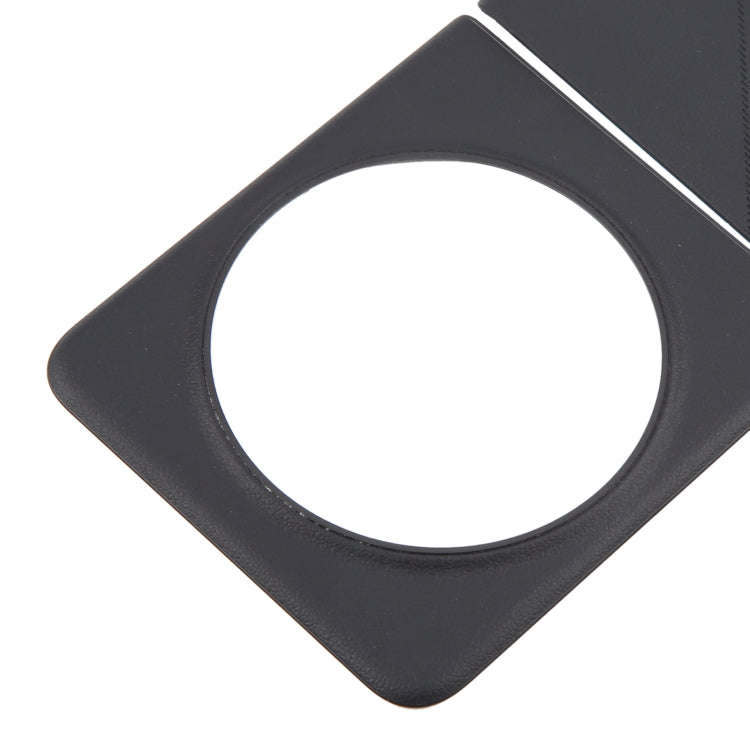 For Tecno Phantom V Flip Original Battery Back Cover(Black)