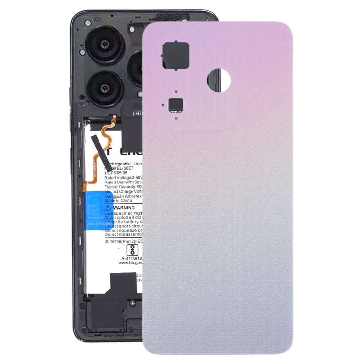 For itel P55 A666L Original Battery Back Cover(Pink)