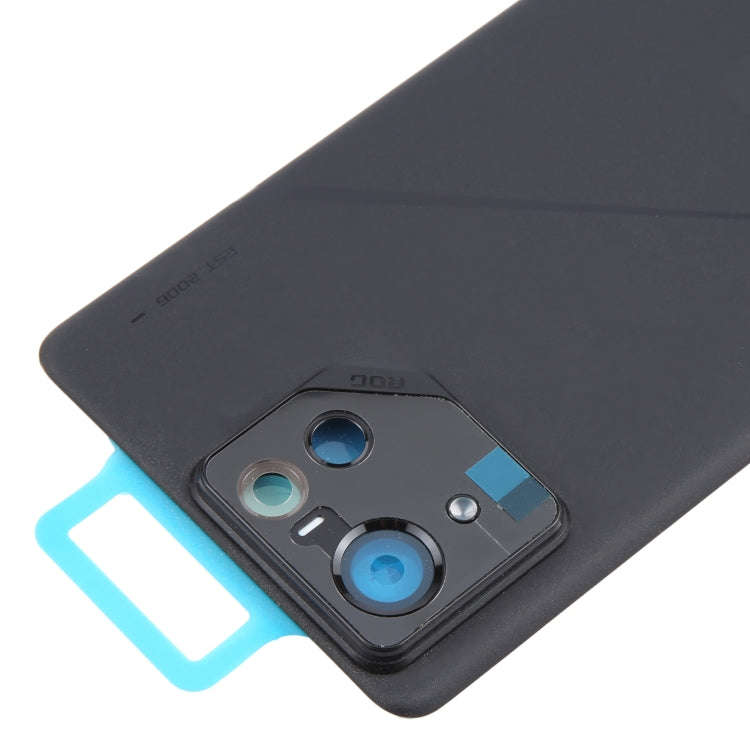 For Asus ROG Phone 8 Pro AI2401 AI2401_A Global Original Glass Battery Back Cover with Camera Fra...