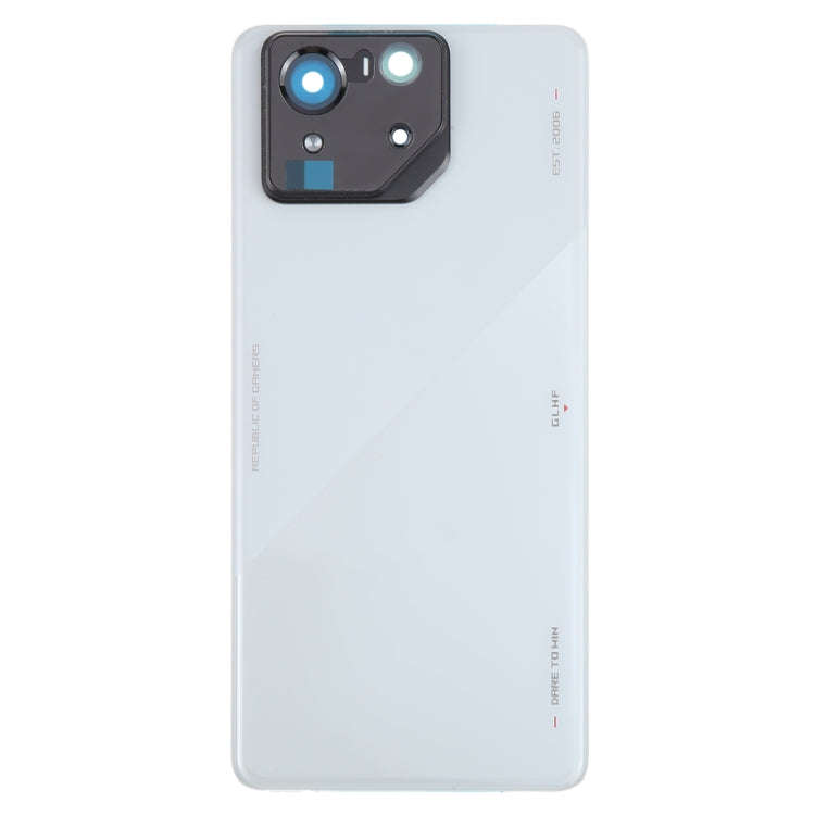 For Asus ROG Phone 8 Pro AI2401 AI2401_A Global Original Glass Battery Back Cover with Camera Fra...