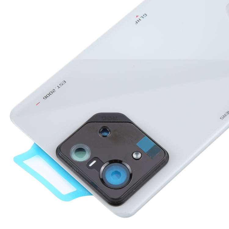 For Asus ROG Phone 8 Pro AI2401 AI2401_A Global Original Glass Battery Back Cover with Camera Fra...