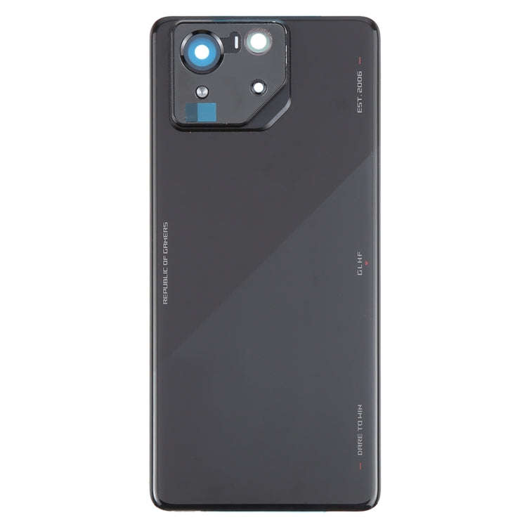 For Asus ROG Phone 8 Pro AI2401 AI2401_A Global Original Glass Battery Back Cover with Camera Fra...