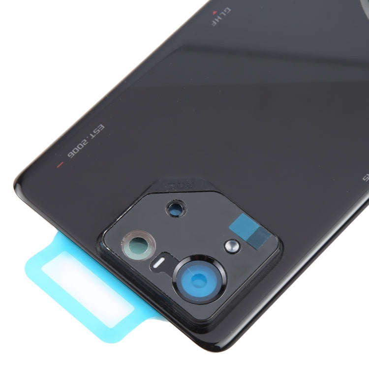 For Asus ROG Phone 8 Pro AI2401 AI2401_A Global Original Glass Battery Back Cover with Camera Fra...